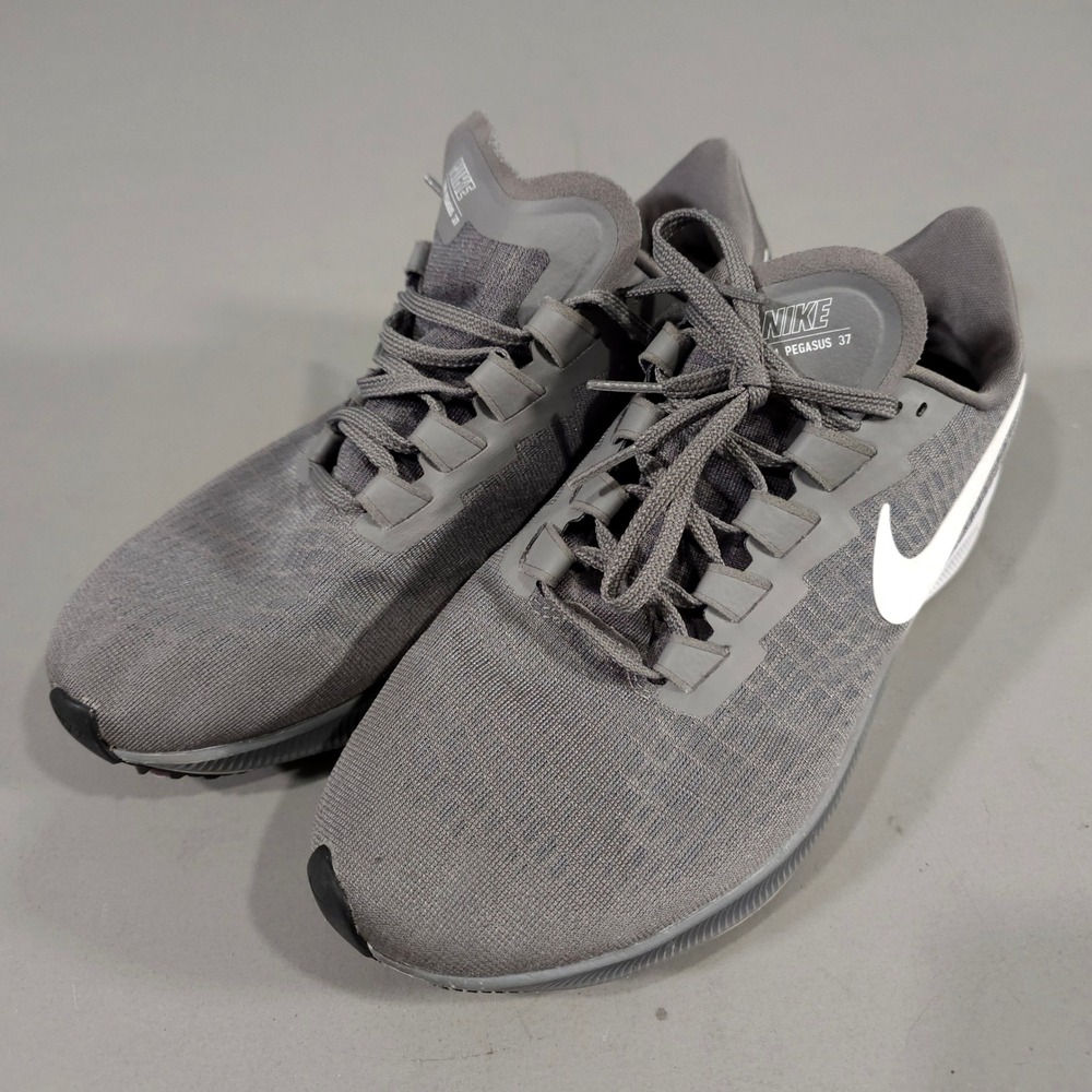 Nike Air Zoom Pegasus 37 Mens Size 8 Grey Running Shoes CJ0677-002